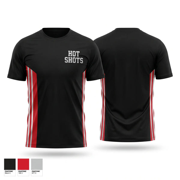 Short Sleeve Performance Shirt, Hot Shots, Baseball, Teamtime, Team time, sublimation, custom sports apparel, team uniforms, spirit wear, spiritwear, sports uniforms, custom shirts, team store, custom team store, fundraiser sports, apparel fundraiser