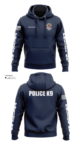 Hoodie, St George Police K9, Police, Teamtime, Team time, sublimation, custom sports apparel, team uniforms, spirit wear, spiritwear, sports uniforms, custom shirts, team store, custom team store, fundraiser sports, apparel fundraiser