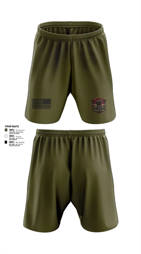 Athletic Shorts With Pockets, 333rd Engineer Detachment, Army, Teamtime, Team time, sublimation, custom sports apparel, team uniforms, spirit wear, spiritwear, sports uniforms, custom shirts, team store, custom team store, fundraiser sports, apparel fundraiser