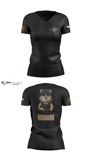 Womens Short Sleeve Vneck Shirt, Q-Flight, Air Force, Teamtime, Team time, sublimation, custom sports apparel, team uniforms, spirit wear, spiritwear, sports uniforms, custom shirts, team store, custom team store, fundraiser sports, apparel fundraiser