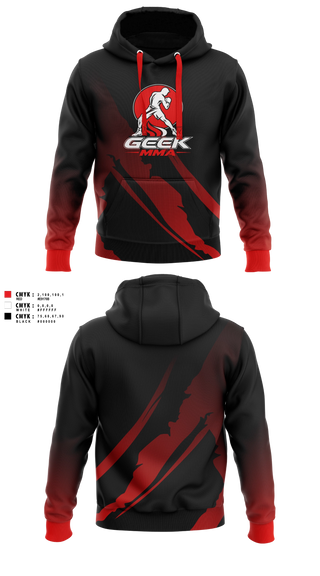 Hoodie, Geek MMA, Wrestling, Teamtime, Team time, sublimation, custom sports apparel, team uniforms, spirit wear, spiritwear, sports uniforms, custom shirts, team store, custom team store, fundraiser sports, apparel fundraiser