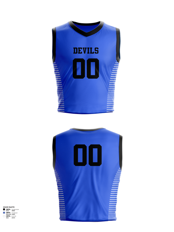 Mens Reversible Basketball Jersey, Devils, Men's Basketball, Teamtime, Team time, sublimation, custom sports apparel, team uniforms, spirit wear, spiritwear, sports uniforms, custom shirts, team store, custom team store, fundraiser sports, apparel fundraiser