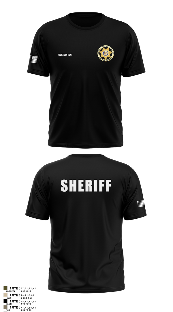 Short Sleeve Performance Shirt, Bollinger County Sheriff’s Office, Police, Teamtime, Team time, sublimation, custom sports apparel, team uniforms, spirit wear, spiritwear, sports uniforms, custom shirts, team store, custom team store, fundraiser sports, apparel fundraiser