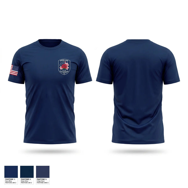 Short Sleeve Performance Shirt, Roseland First Aid Squad, EMS/EMT, Teamtime, Team time, sublimation, custom sports apparel, team uniforms, spirit wear, spiritwear, sports uniforms, custom shirts, team store, custom team store, fundraiser sports, apparel fundraiser