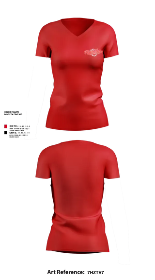 Womens Short Sleeve Vneck Shirt, Rancho Little League, Baseball, Teamtime, Team time, sublimation, custom sports apparel, team uniforms, spirit wear, spiritwear, sports uniforms, custom shirts, team store, custom team store, fundraiser sports, apparel fundraiser
