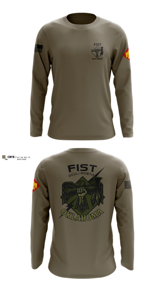 Long Sleeve Performance Shirt, HHB 160th FIST, Army, Teamtime, Team time, sublimation, custom sports apparel, team uniforms, spirit wear, spiritwear, sports uniforms, custom shirts, team store, custom team store, fundraiser sports, apparel fundraiser