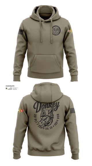 Hoodie, 206th Sig Co., Army, Teamtime, Team time, sublimation, custom sports apparel, team uniforms, spirit wear, spiritwear, sports uniforms, custom shirts, team store, custom team store, fundraiser sports, apparel fundraiser