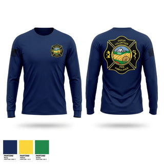 Long Sleeve Performance Shirt, Dufur Volunteer Fire and Ambulance, Fire Department, Teamtime, Team time, sublimation, custom sports apparel, team uniforms, spirit wear, spiritwear, sports uniforms, custom shirts, team store, custom team store, fundraiser sports, apparel fundraiser