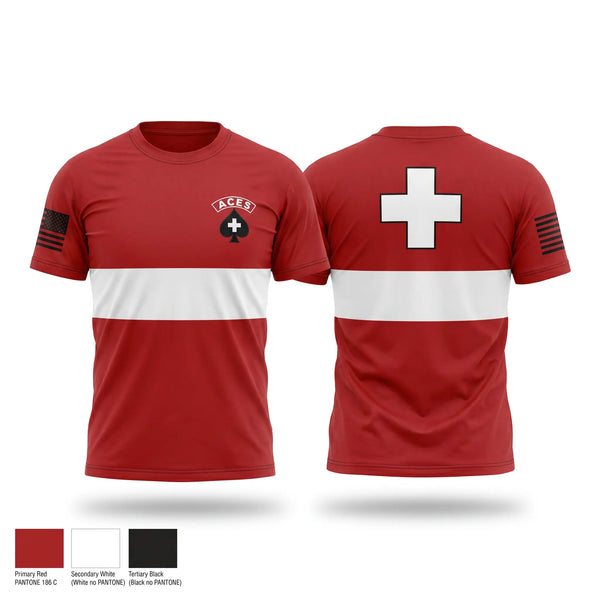 Old School Cotton Feel Shirt, ACES, EMS/EMT, Teamtime, Team time, sublimation, custom sports apparel, team uniforms, spirit wear, spiritwear, sports uniforms, custom shirts, team store, custom team store, fundraiser sports, apparel fundraiser