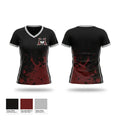 Matawan Huskies 29402258 Women's Short Sleeve V-neck Shirt - 1