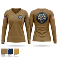 CNRFC Women's Long Sleeve V-neck Shirt - 1
