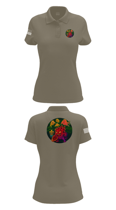 Disc golf 30921940 Women's Short Sleeve Performance Polo  - 34