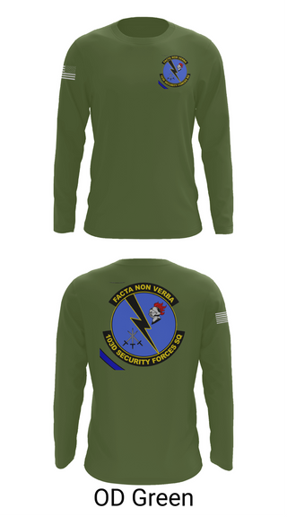 Long Sleeve Performance Shirt, 103d SECURITY FORCES SQUADRON, , Teamtime, Team time, sublimation, custom sports apparel, team uniforms, spirit wear, spiritwear, sports uniforms, custom shirts, team store, custom team store, fundraiser sports, apparel fundraiser