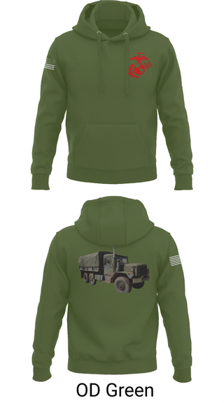 Hoodie, H&S Battalion HQ CO Station Motor T, , Teamtime, Team time, sublimation, custom sports apparel, team uniforms, spirit wear, spiritwear, sports uniforms, custom shirts, team store, custom team store, fundraiser sports, apparel fundraiser