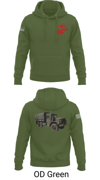 H&S Battalion HQ CO Station Motor T 63932738 Hoodie - 58
