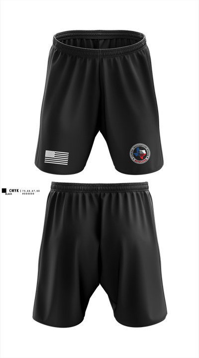 Robstown Police Department Athletic Shorts With Pockets - 100