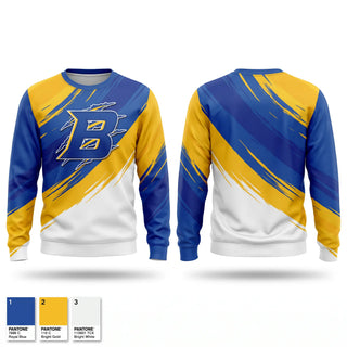 Crew Neck Sweatshirt, Bluestem Senior High School Basketball, Men's Basketball, Teamtime, Team time, sublimation, custom sports apparel, team uniforms, spirit wear, spiritwear, sports uniforms, custom shirts, team store, custom team store, fundraiser sports, apparel fundraiser