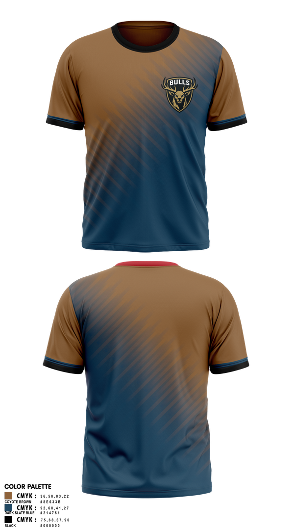 BULLS 87388937 Short Sleeve Performance Shirt - 1