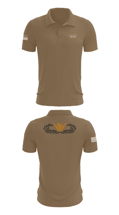 KISARAZU COMBAT TRAINING UNIT Short Sleeve Performance Polo - 7