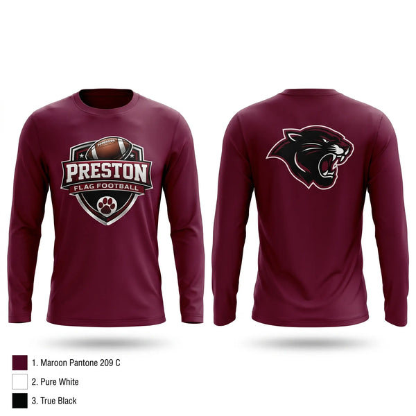 Long Sleeve Performance Shirt, Preston Panthers, , Teamtime, Team time, sublimation, custom sports apparel, team uniforms, spirit wear, spiritwear, sports uniforms, custom shirts, team store, custom team store, fundraiser sports, apparel fundraiser