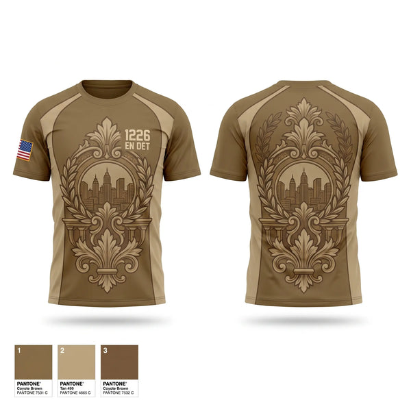 Short Sleeve Performance Shirt, 1226 EN DET, National Guard, Teamtime, Team time, sublimation, custom sports apparel, team uniforms, spirit wear, spiritwear, sports uniforms, custom shirts, team store, custom team store, fundraiser sports, apparel fundraiser