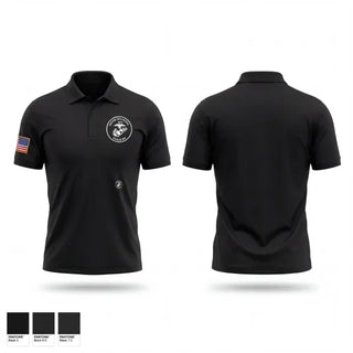 Short Sleeve Performance Polo, KWHS MCJROTC, Marines, Teamtime, Team time, sublimation, custom sports apparel, team uniforms, spirit wear, spiritwear, sports uniforms, custom shirts, team store, custom team store, fundraiser sports, apparel fundraiser