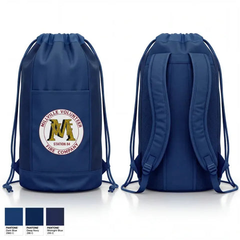 Gear Bag, Millville Volunteer Fire Company, EMS/EMT, Teamtime, Team time, sublimation, custom sports apparel, team uniforms, spirit wear, spiritwear, sports uniforms, custom shirts, team store, custom team store, fundraiser sports, apparel fundraiser