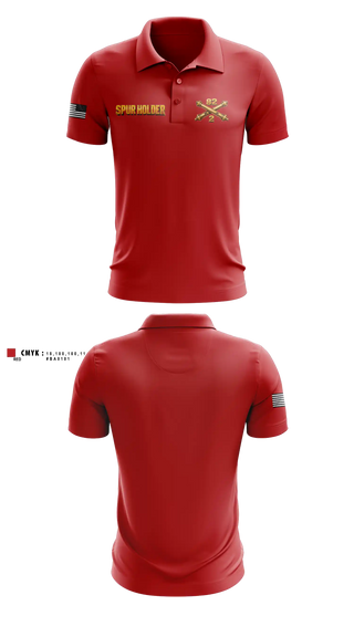 Short Sleeve Performance Polo, 2-82 FAR, 1CD DIVARTY, SPUR, Army, Teamtime, Team time, sublimation, custom sports apparel, team uniforms, spirit wear, spiritwear, sports uniforms, custom shirts, team store, custom team store, fundraiser sports, apparel fundraiser