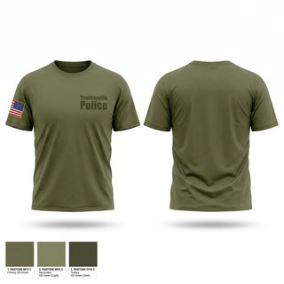 Old School Cotton Feel Shirt, Thackerville Police, Police, Teamtime, Team time, sublimation, custom sports apparel, team uniforms, spirit wear, spiritwear, sports uniforms, custom shirts, team store, custom team store, fundraiser sports, apparel fundraiser