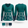 FS PRIME 14705940 Women's Long Sleeve V-neck Shirt - 1