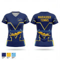Monache High School Tennis 60800672 Women's Short Sleeve V-neck Shirt - 1