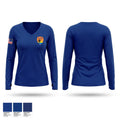 Isle of Palms Police Department 3698682 Women's Long Sleeve V-neck Shirt - 1