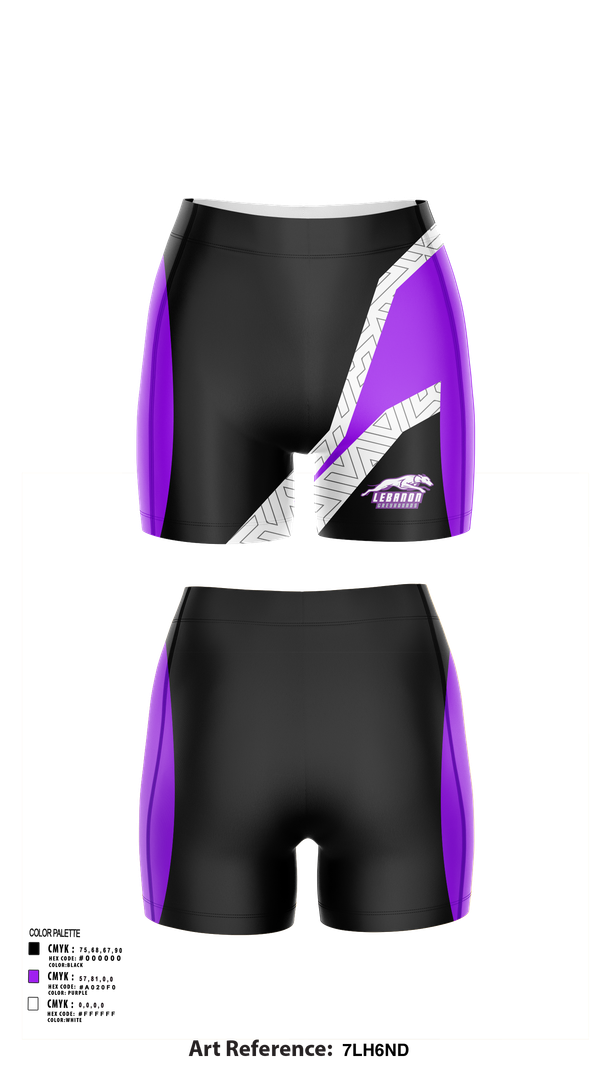 Womens Shorts, Lebanon Greyhounds, Spirit Store, Teamtime, Team time, sublimation, custom sports apparel, team uniforms, spirit wear, spiritwear, sports uniforms, custom shirts, team store, custom team store, fundraiser sports, apparel fundraiser
