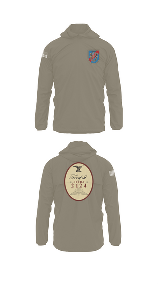 Windbreaker, ODA 2124, Army, Teamtime, Team time, sublimation, custom sports apparel, team uniforms, spirit wear, spiritwear, sports uniforms, custom shirts, team store, custom team store, fundraiser sports, apparel fundraiser