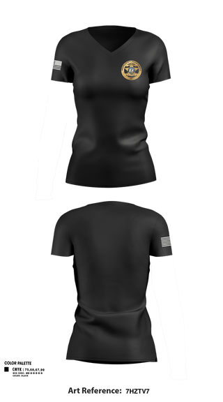 Womens Short Sleeve Vneck Shirt, Greene County Sheriff’s Office, Police, Teamtime, Team time, sublimation, custom sports apparel, team uniforms, spirit wear, spiritwear, sports uniforms, custom shirts, team store, custom team store, fundraiser sports, apparel fundraiser