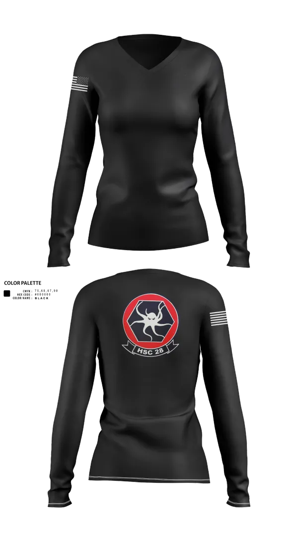 Womens Long Sleeve Vneck Shirt, HSC-28, , Teamtime, Team time, sublimation, custom sports apparel, team uniforms, spirit wear, spiritwear, sports uniforms, custom shirts, team store, custom team store, fundraiser sports, apparel fundraiser