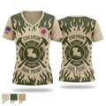 Chevron ERT Women's Short Sleeve V-neck Shirt - 1