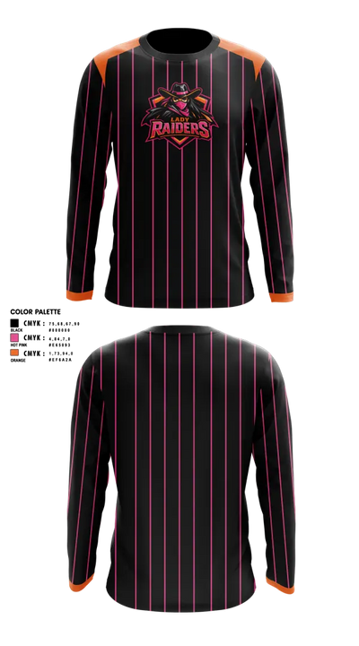 Lady Raiders 6251921 Long Sleeve Performance Shirt 3