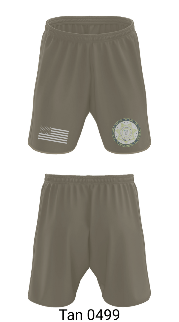 Athletic Shorts With Pockets, Wyandotte Nation Police, Police, Teamtime, Team time, sublimation, custom sports apparel, team uniforms, spirit wear, spiritwear, sports uniforms, custom shirts, team store, custom team store, fundraiser sports, apparel fundraiser