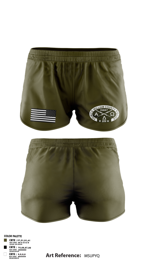 Ranger Panties, Prince William SWAT, , Teamtime, Team time, sublimation, custom sports apparel, team uniforms, spirit wear, spiritwear, sports uniforms, custom shirts, team store, custom team store, fundraiser sports, apparel fundraiser