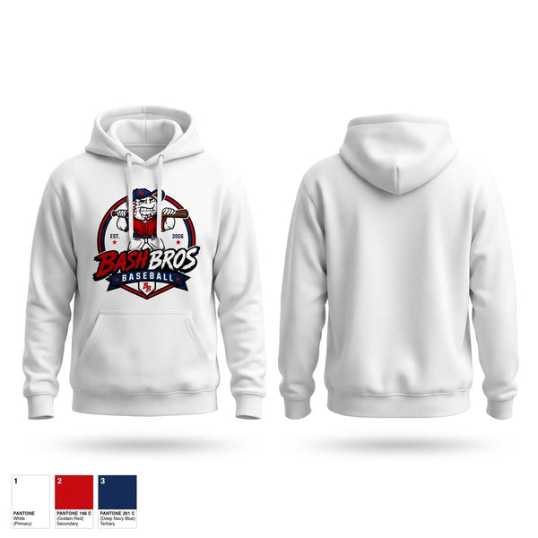Hoodie, Bash Bros, Baseball, Teamtime, Team time, sublimation, custom sports apparel, team uniforms, spirit wear, spiritwear, sports uniforms, custom shirts, team store, custom team store, fundraiser sports, apparel fundraiser