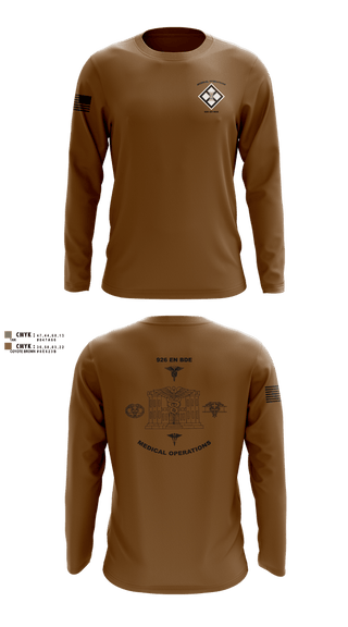 Long Sleeve Performance Shirt, 926 EN BDE, Army, Teamtime, Team time, sublimation, custom sports apparel, team uniforms, spirit wear, spiritwear, sports uniforms, custom shirts, team store, custom team store, fundraiser sports, apparel fundraiser