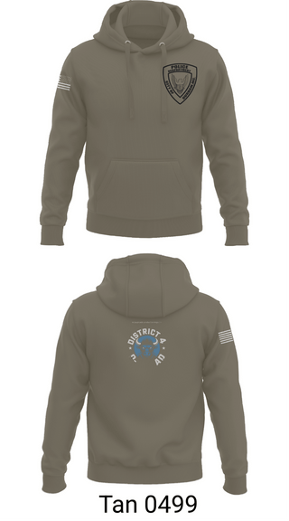 Hoodie, District 4 D Squad, Police, Teamtime, Team time, sublimation, custom sports apparel, team uniforms, spirit wear, spiritwear, sports uniforms, custom shirts, team store, custom team store, fundraiser sports, apparel fundraiser