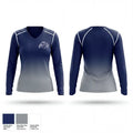 Pasquotank County Panthers 65448582 Women's Long Sleeve V-neck Shirt - 1
