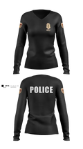 EVSC PD 77652522 Women's Long Sleeve V-neck Shirt - 2