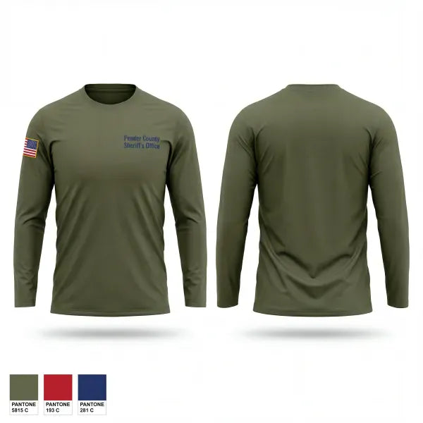Long Sleeve Performance Shirt, Pender County Sheriff’s Office, Police, Teamtime, Team time, sublimation, custom sports apparel, team uniforms, spirit wear, spiritwear, sports uniforms, custom shirts, team store, custom team store, fundraiser sports, apparel fundraiser