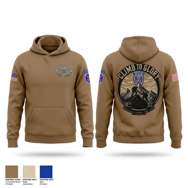 Hoodie, 10th Mountain Division, Army, Teamtime, Team time, sublimation, custom sports apparel, team uniforms, spirit wear, spiritwear, sports uniforms, custom shirts, team store, custom team store, fundraiser sports, apparel fundraiser