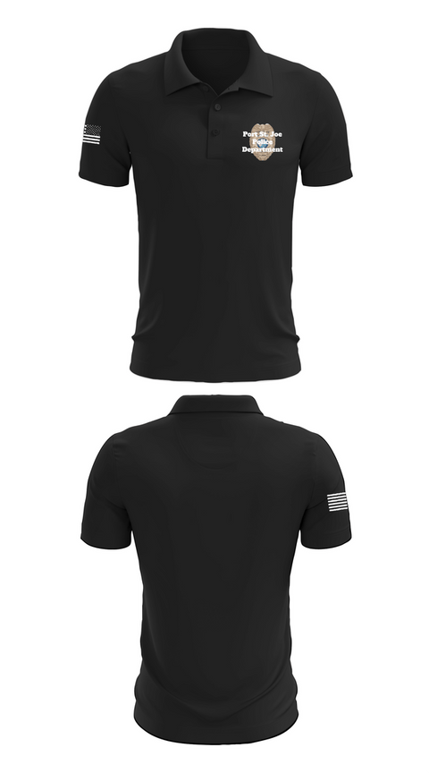 Short Sleeve Performance Polo, Port St. Joe Police Department, Police, Teamtime, Team time, sublimation, custom sports apparel, team uniforms, spirit wear, spiritwear, sports uniforms, custom shirts, team store, custom team store, fundraiser sports, apparel fundraiser