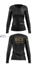 Providence Police BCI Women's Long Sleeve V-neck Shirt - 21