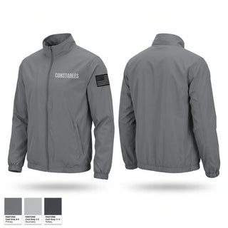 Windbreaker, CONSTABLES, Police, Teamtime, Team time, sublimation, custom sports apparel, team uniforms, spirit wear, spiritwear, sports uniforms, custom shirts, team store, custom team store, fundraiser sports, apparel fundraiser